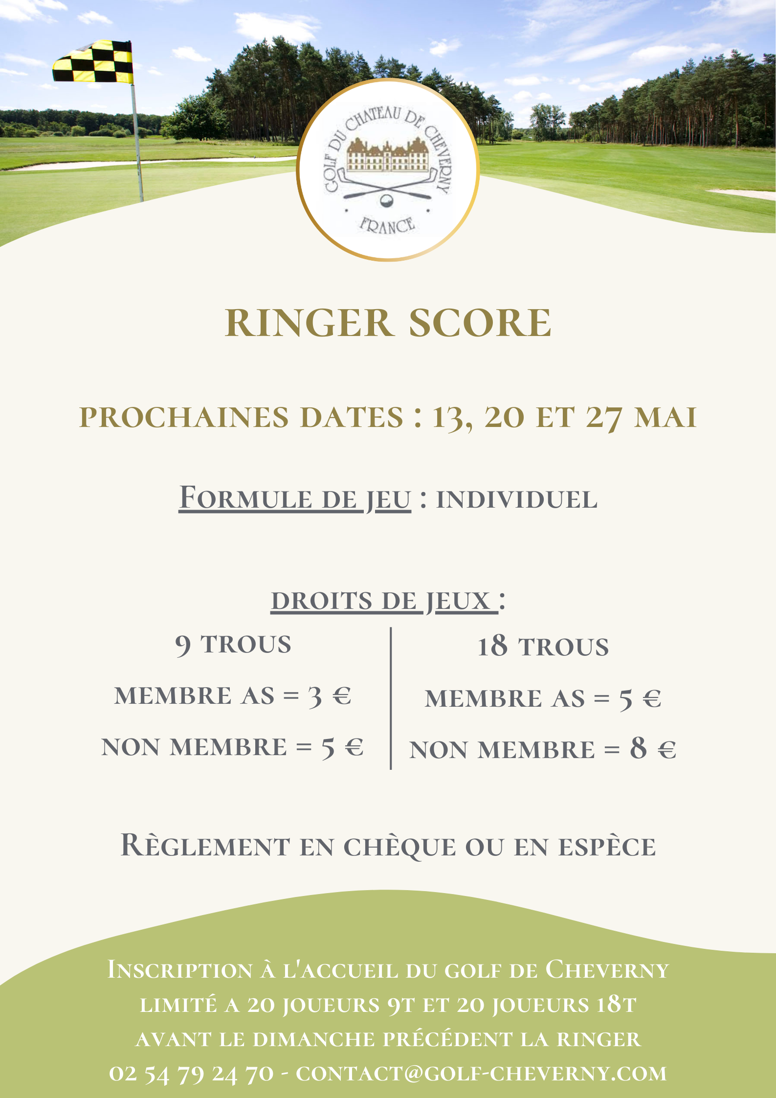affiche ringer score 13 -20 -27 mai